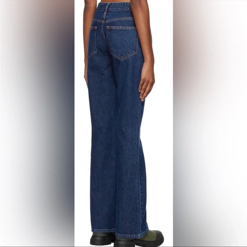 Ganni Betzy Slim Flare High Rise Full Length Jeans | Size 25